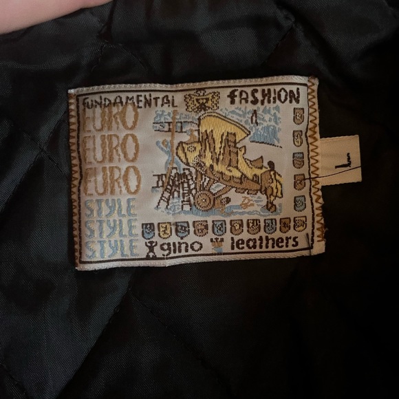 Leather Motorcycle Jacket - Picture 3 of 4